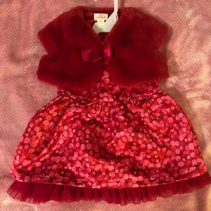 Baby Girl dress with matching bolero